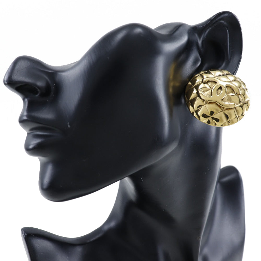 Coco Mark Earrings Gold Plated Jewelry Signature