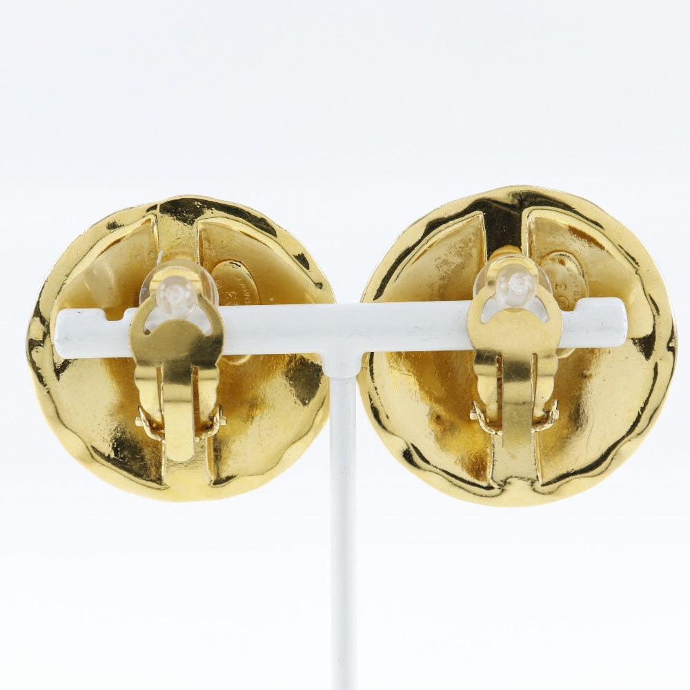Coco Mark Earrings Gold Plated Jewelry Signature