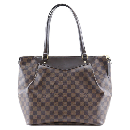 Louis Vuitton N41103 Damier Westminster GM Canvas Brown Tote Bag
