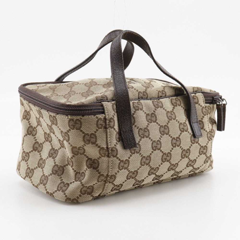 Gucci Vanity Handbag Canvas Travel Bag