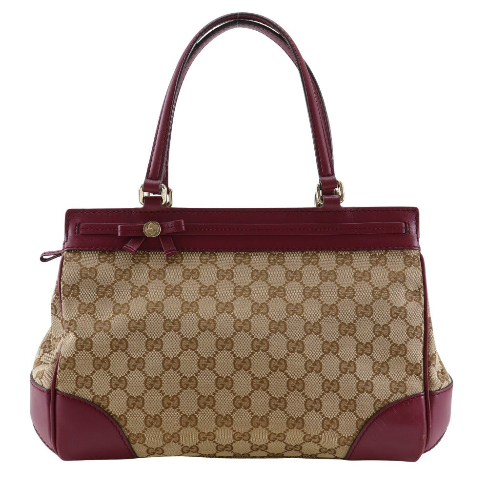 Gucci Mayfair 2Way Tote Bag Canvas