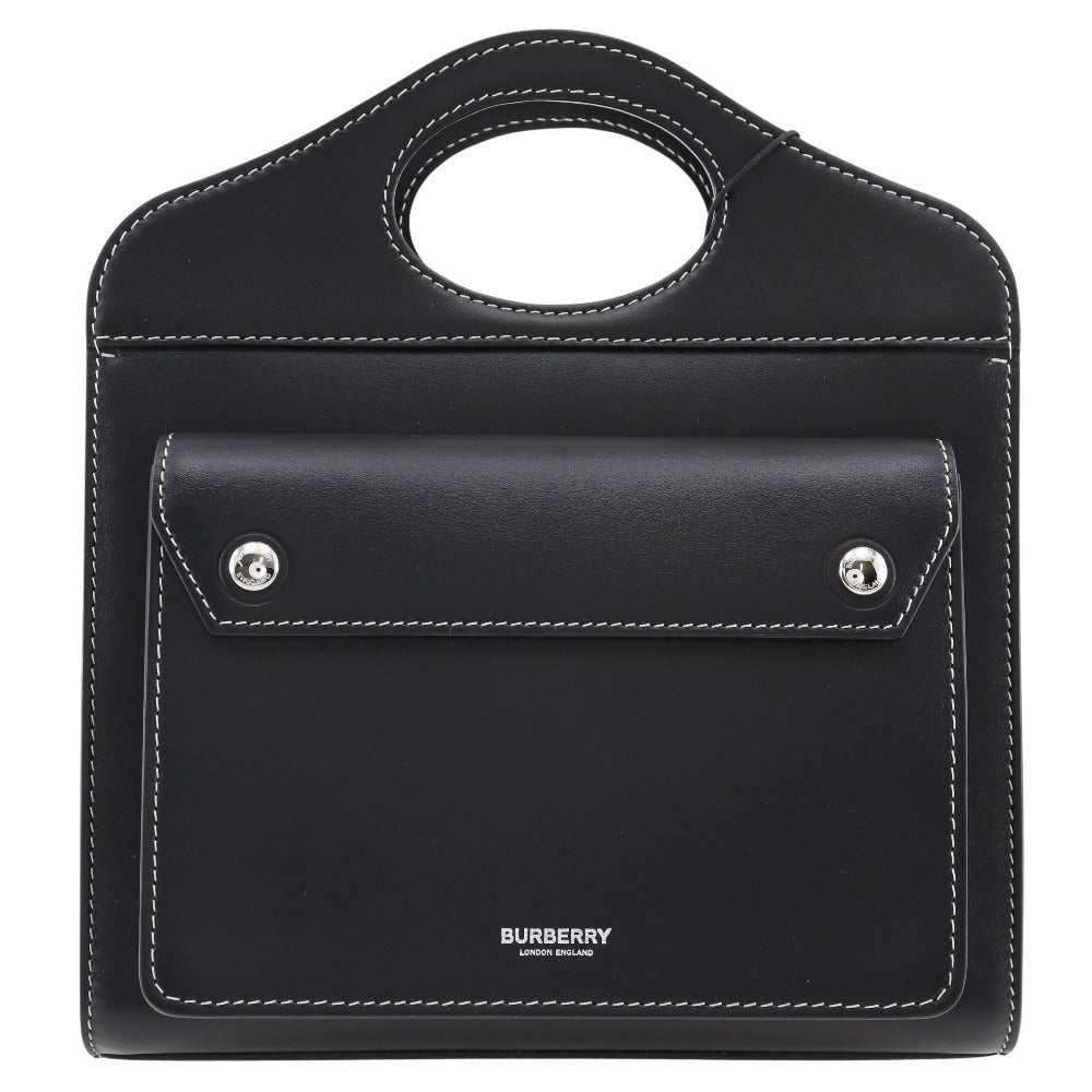 Burberry 2Wayshoulder Women Shoulder Bag Leather Black