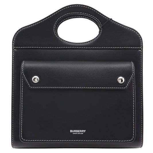 Burberry 2Wayshoulder Women Shoulder Bag Leather Black