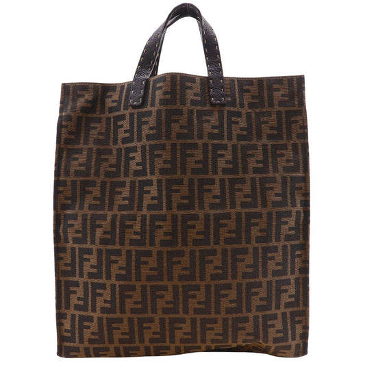 Fendi Zucca Handbag Canvas Nylon Travel Bag Canvas Handbag 2
