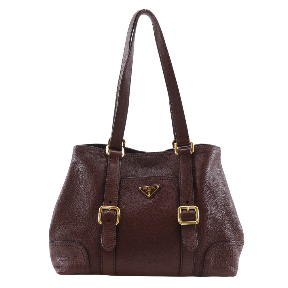 Prada Daino Calf 2Way Tote Bag Vitello