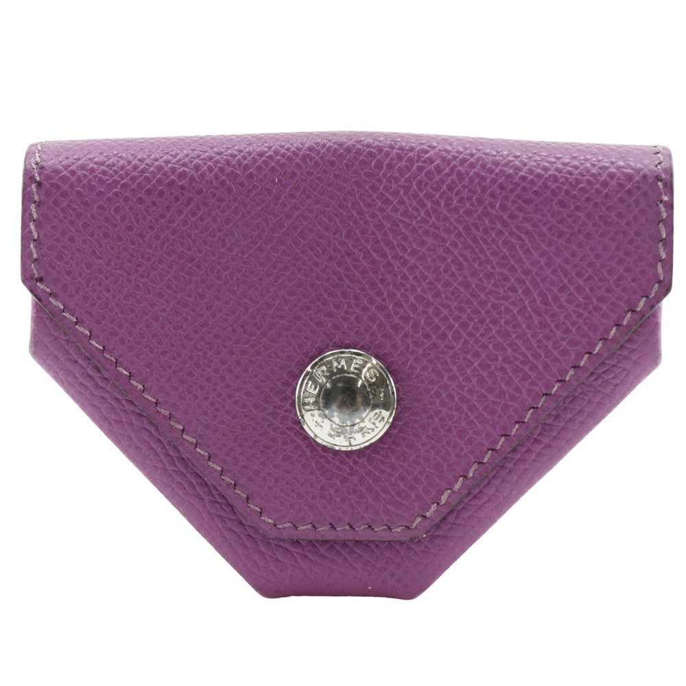 Coin Case Epsom Purple Revan Cattle Women Travel Bag