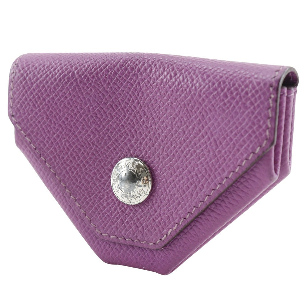 Coin Case Epsom Purple Revan Cattle Women Travel Bag