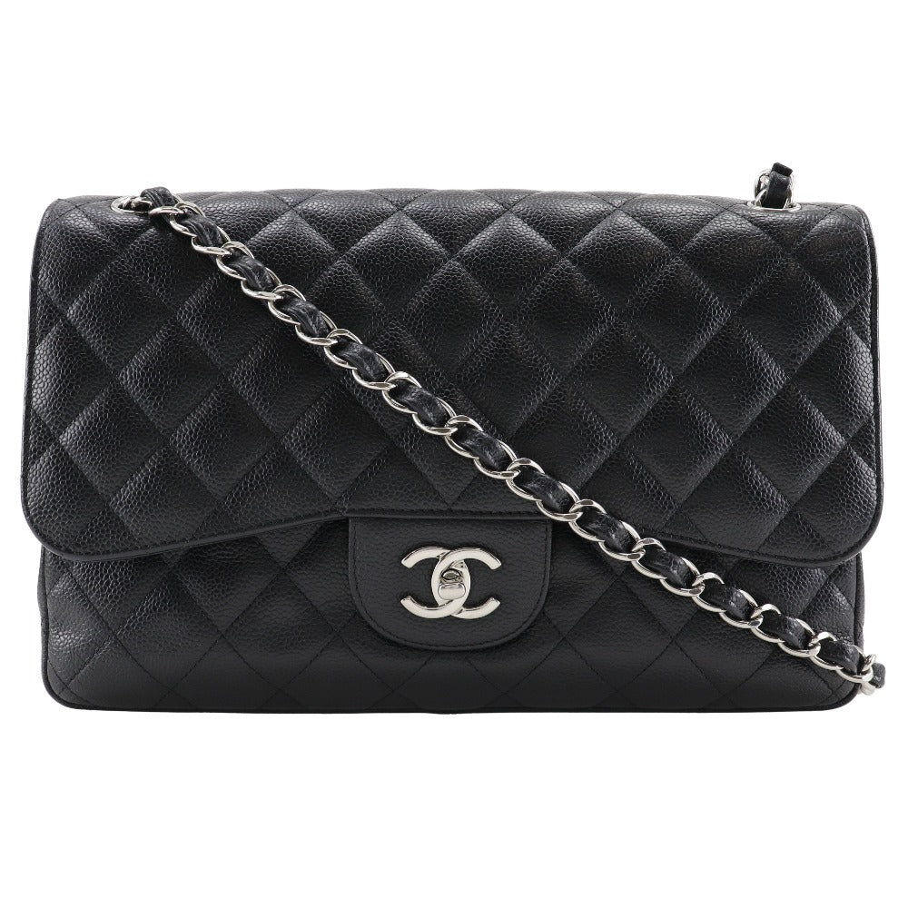 Caviar Skin Shoulder Bag Smooth