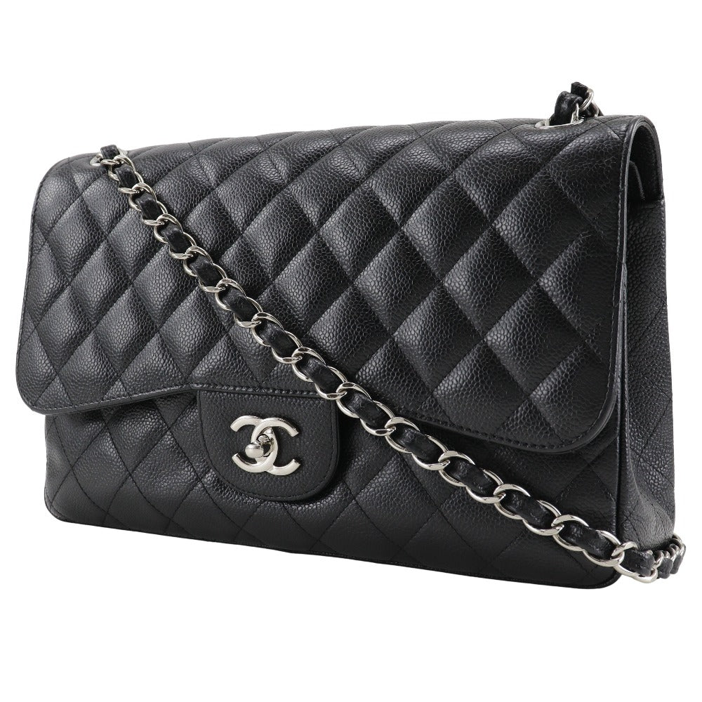 Caviar Skin Shoulder Bag Smooth