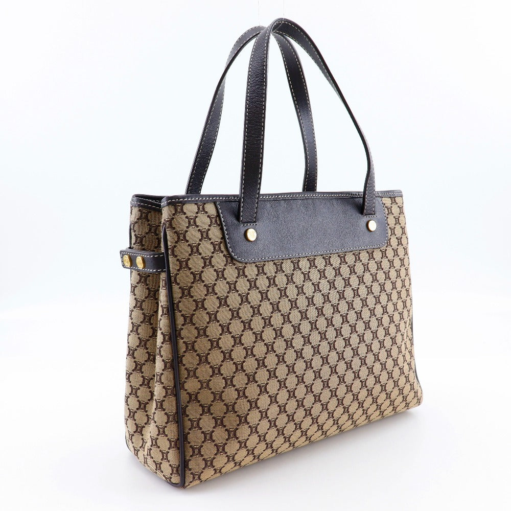 Calfskin Macadam Women Canvas Brown Travel Bag