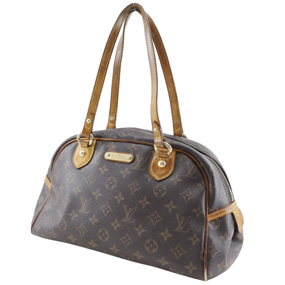Louis Vuitton M95565 Montorgueil PM Monogram Canvas Brown Shoulder Bag