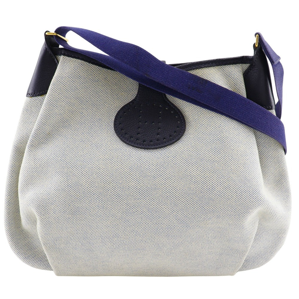 Hermes Shoulder Bag Tower Ash Rodeo Women Gray Navy
