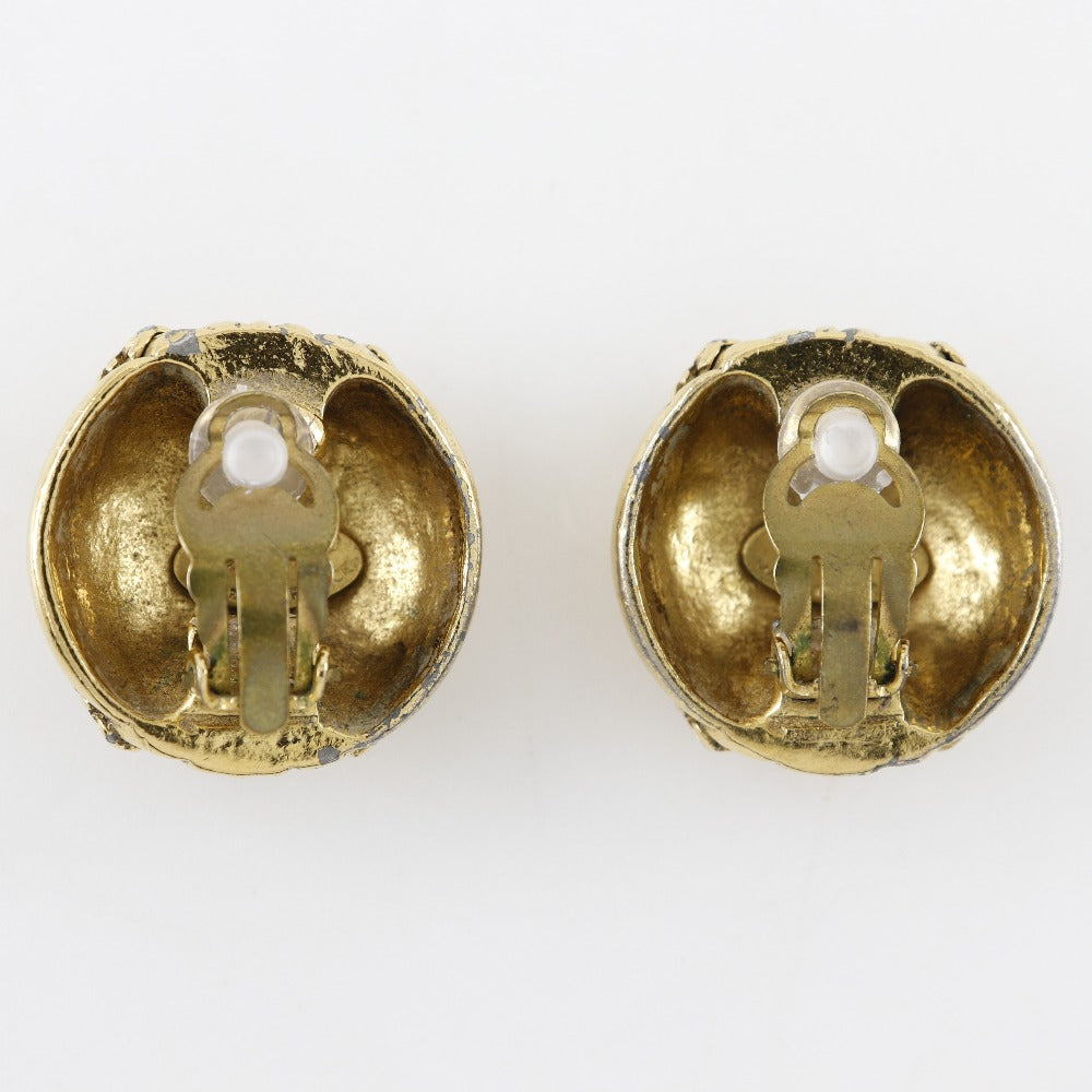 Coco Mark Gold Plated Earrings Jewelry Refined