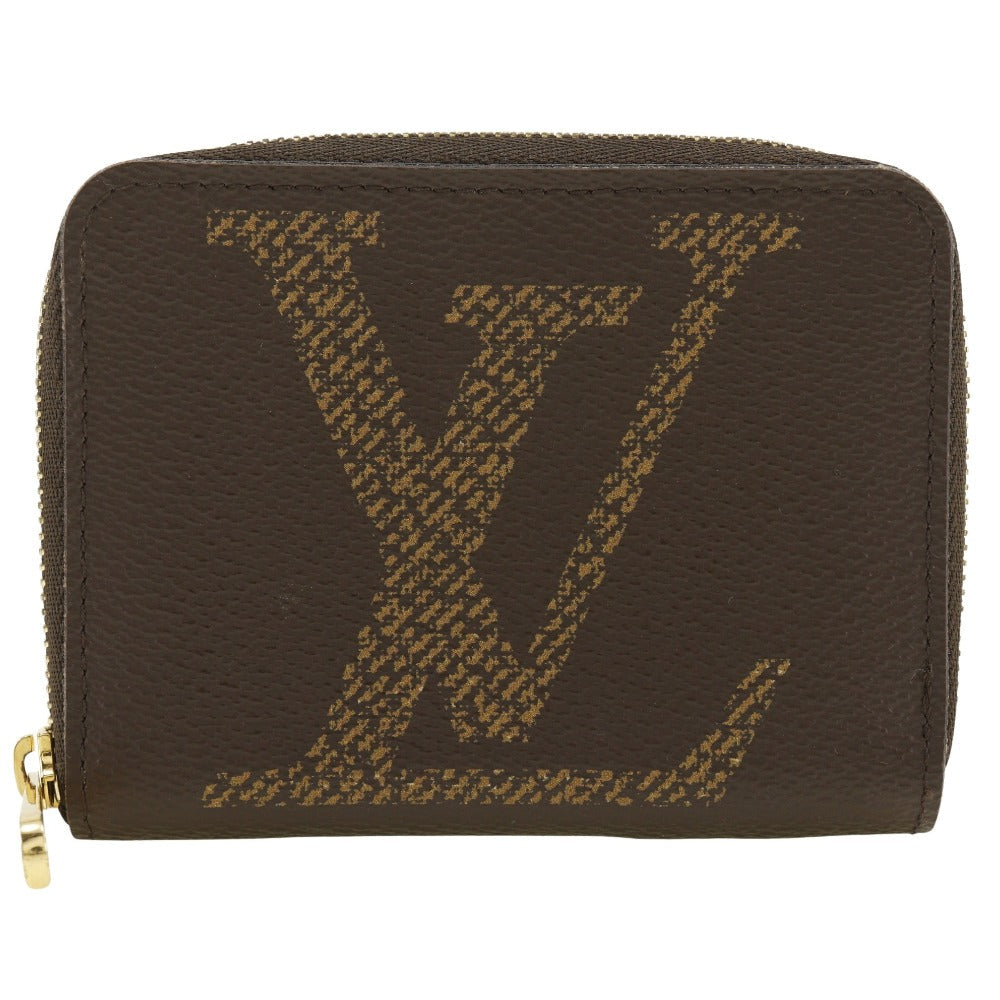 Louis Vuitton Coin M69354 giant Zip around Monogram Canvas Brown Handbag