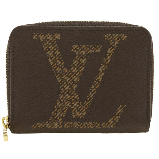 Louis Vuitton Coin M69354 giant Zip around Monogram Canvas Brown Handbag