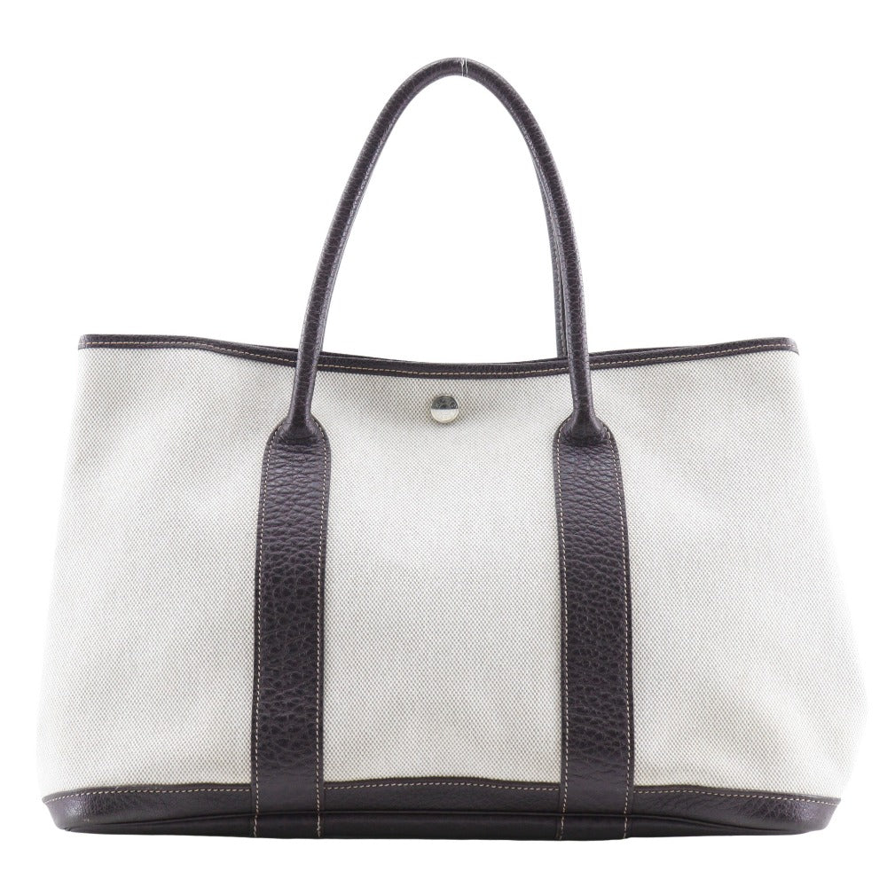 Tote Bag Toile H, Buffle Garden Party Brown Beige