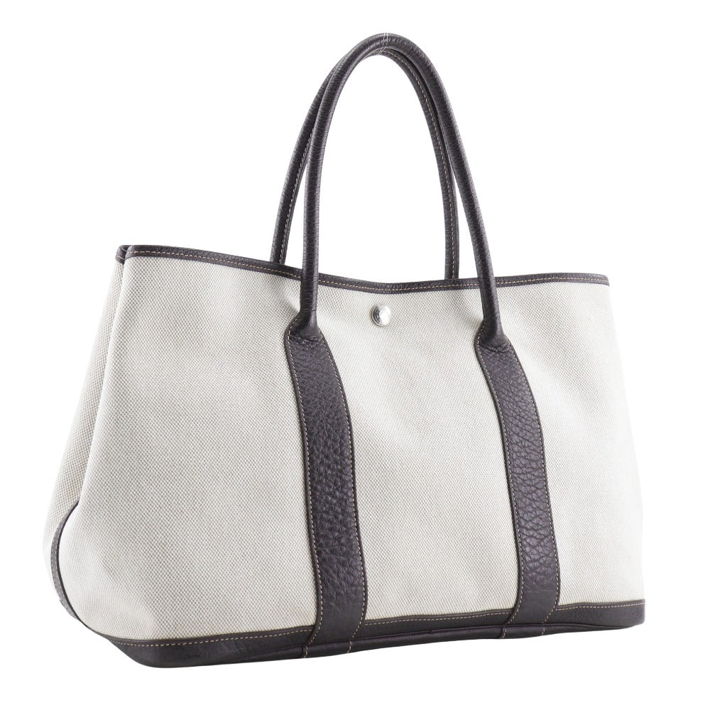 Tote Bag Toile H, Buffle Garden Party Brown Beige