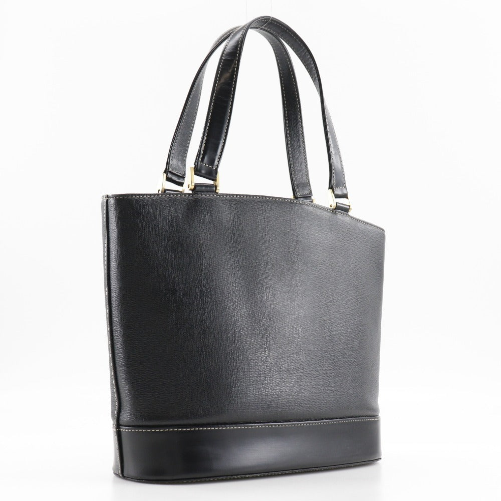 Burberry Calfskin Tote Bag Shadow Horse With Women Black Logo