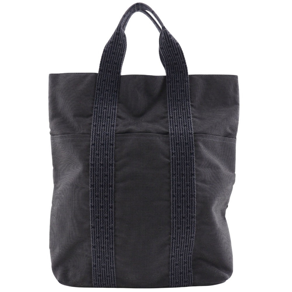 Hermes Handbag Tote Bag Her Line Cabas Mens Unisex Canvas Nylon Gray