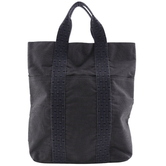 Hermes Handbag Tote Bag Her Line Cabas Mens Unisex Canvas Nylon Gray