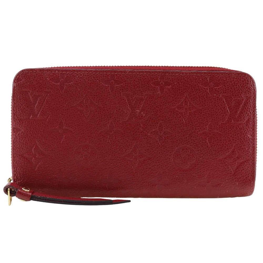 Louis Vuitton Long Purse M60737 Ann Platt Monogram Red Wallet Case