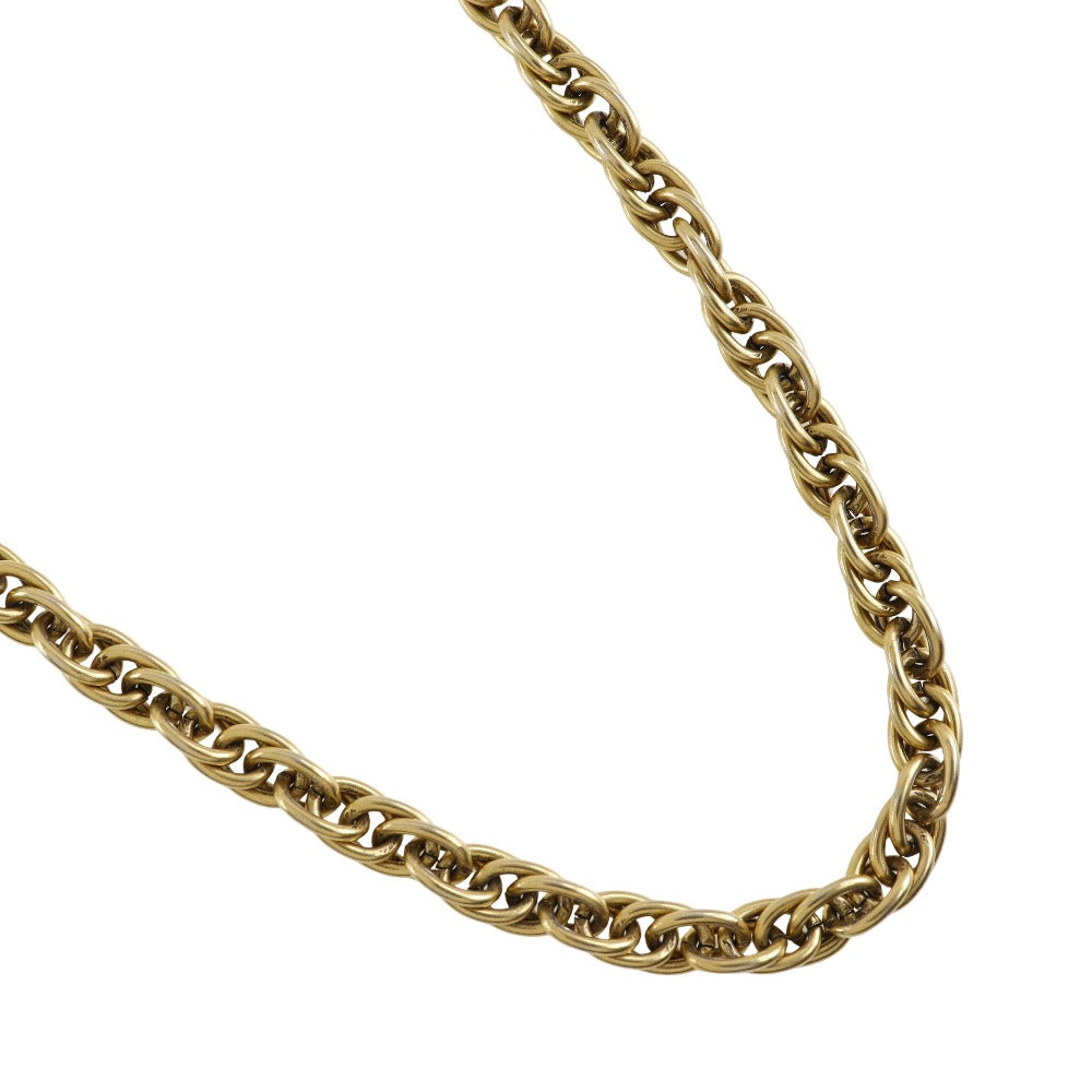 Chanel Long Chain Necklace Gold Plated