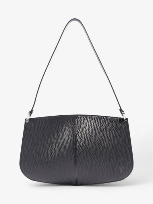 Louis Vuitton Demi Lune Pochette Epi Leather Black Clutch Bag