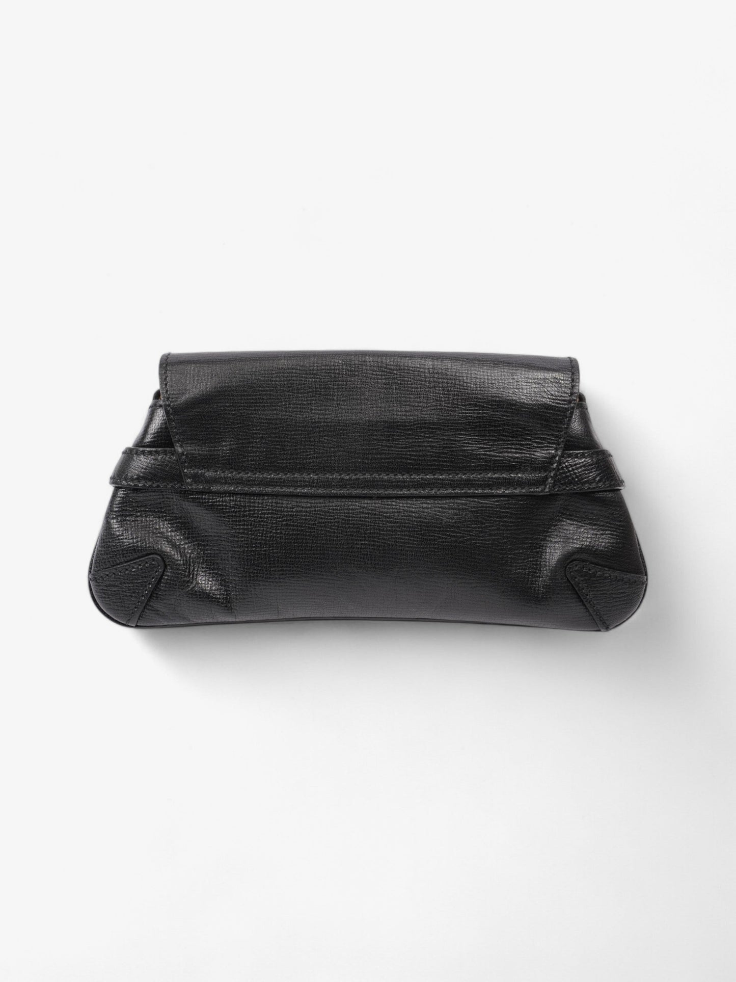 Gucci Horsebit Clutch Leather Black Clutch Bag