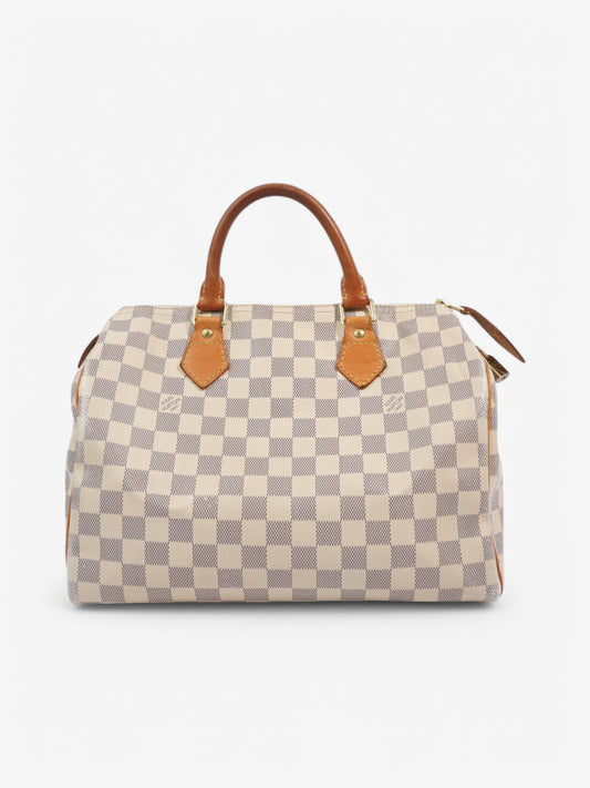 Louis Vuitton Speedy Azur Coated 30 Canvas Coated Canvas Damier Apparel Canvas 39
