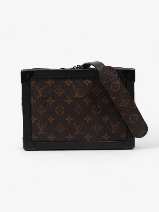Louis Vuitton Soft Trunk Neon Coated Monogram Black Orange Canvas Coated Canvas Apparel
