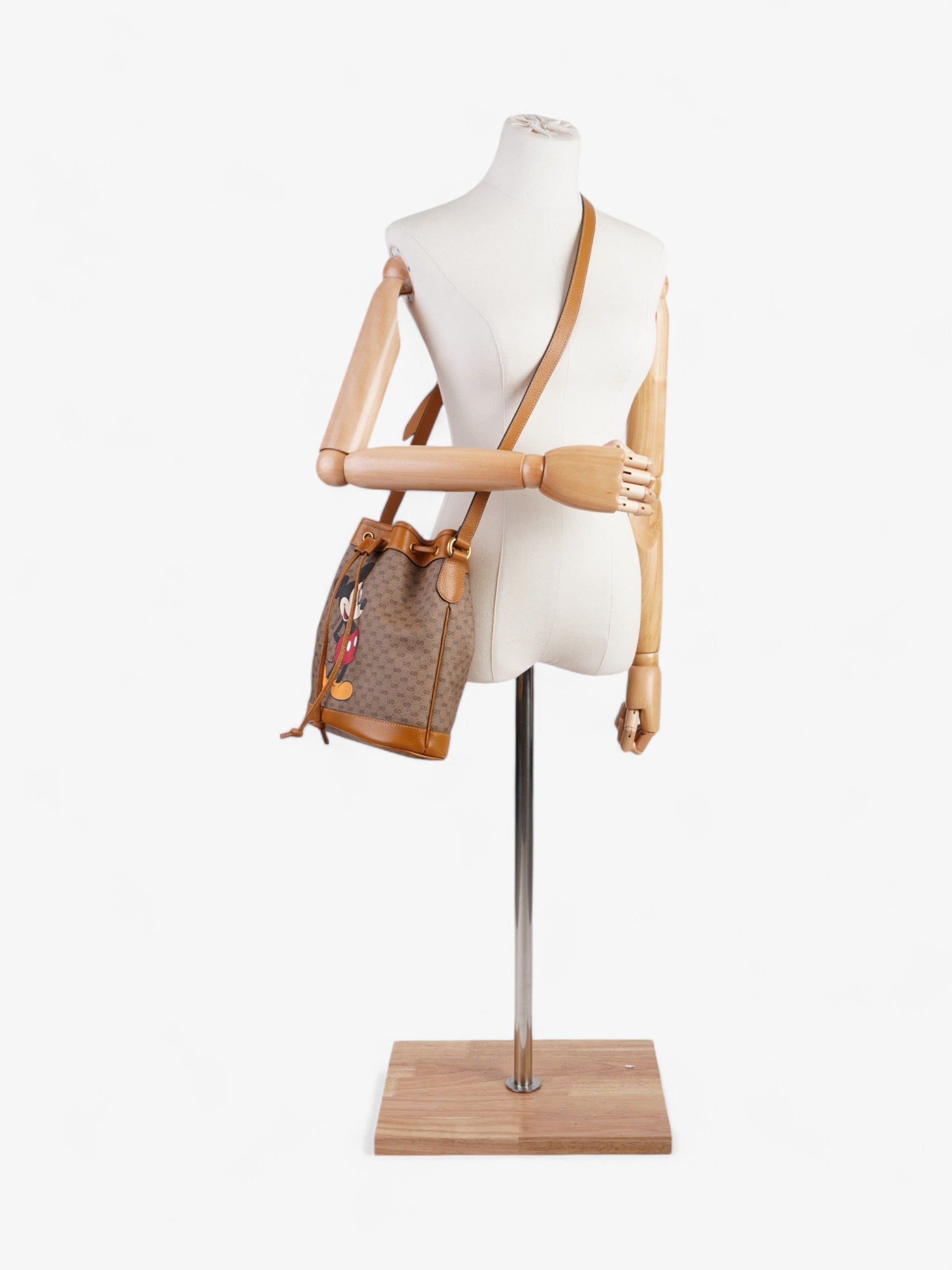 Gucci Disney Bag Supreme Canvas Tan Crossbody Bag