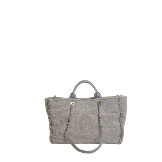 Chanel DEAVILLE TOTE IN GREY