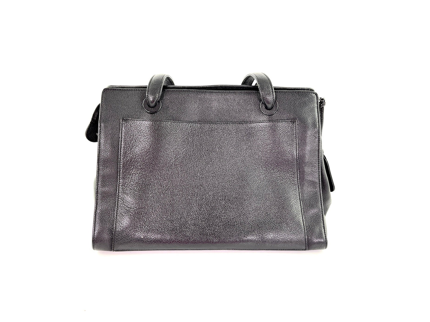 Chanel Black Caviar Timeless 1996 CC Tote