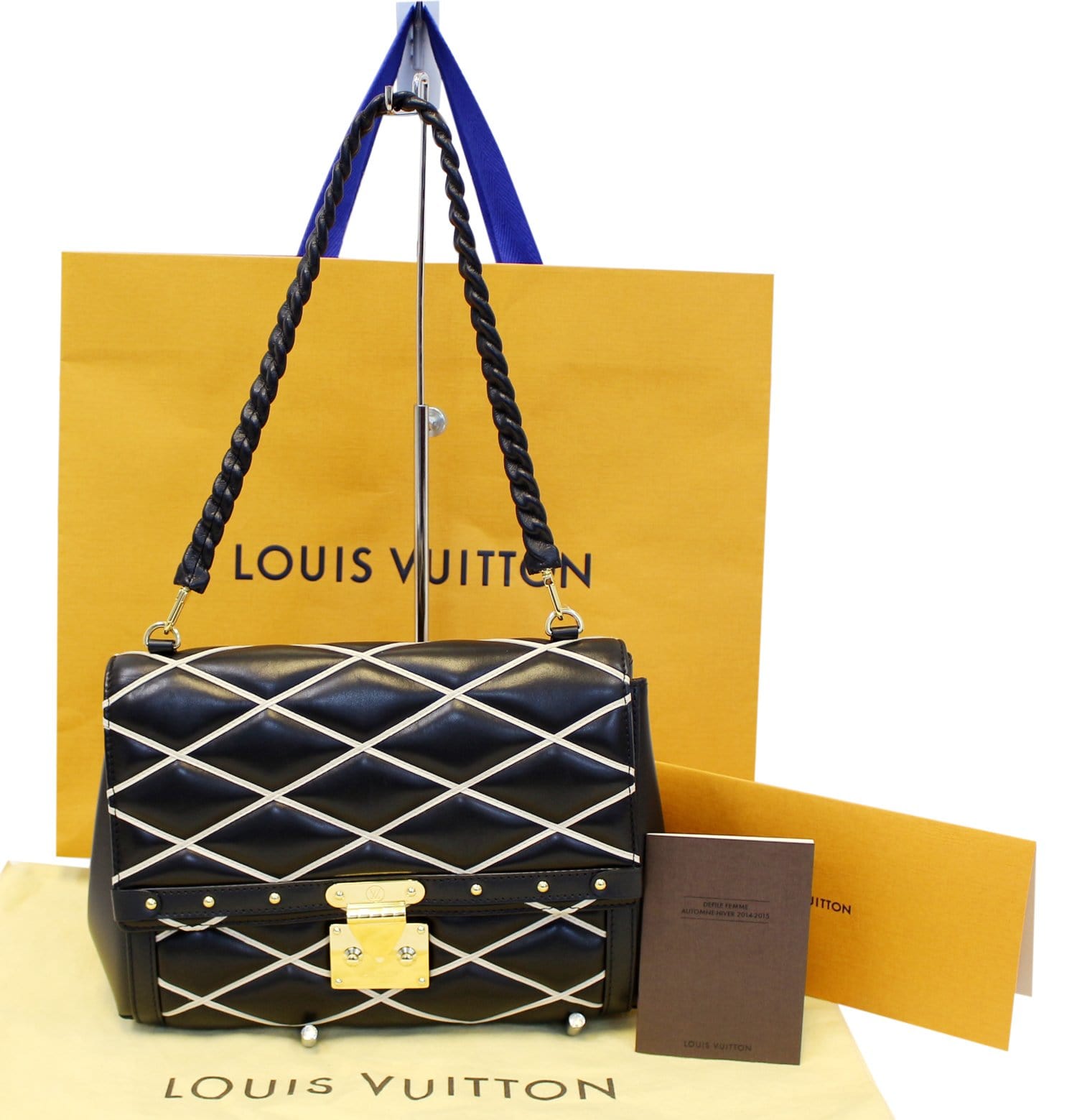 Louis Malletage Pochette Shoulder Bag Off Leather Flap