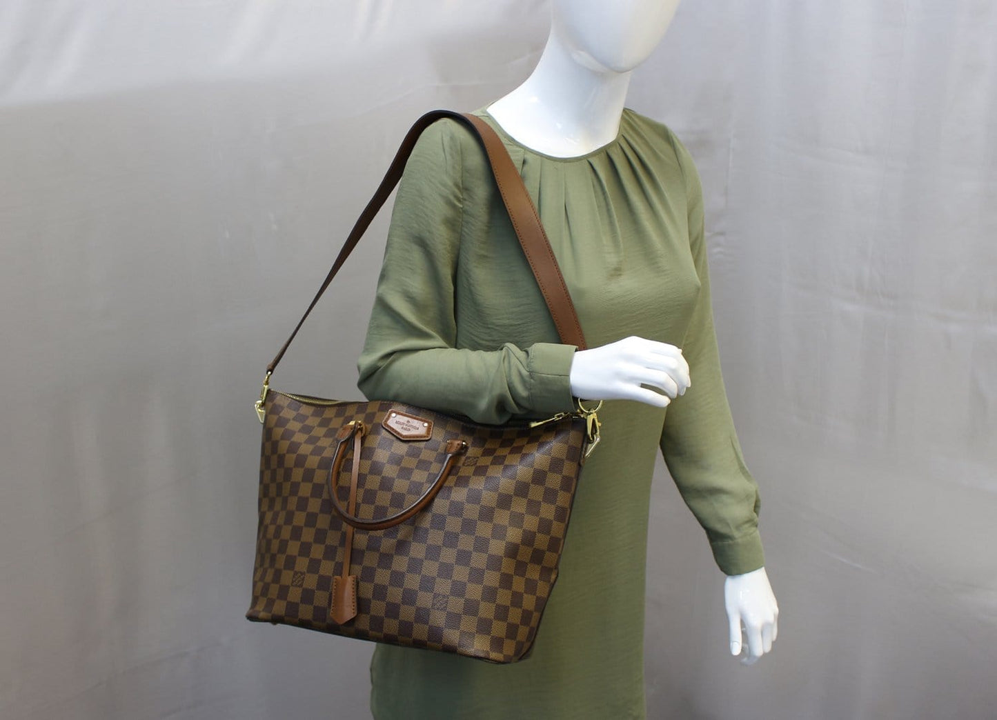 Louis Belmont Damier Ebene Shoulder Bag