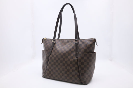 Louis Vuitton Totally Ebene MM GM Canvas Damier Handbag