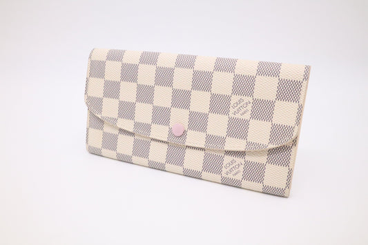 Louis Vuitton Rosalie Azur Canvas Damier Wallet Case