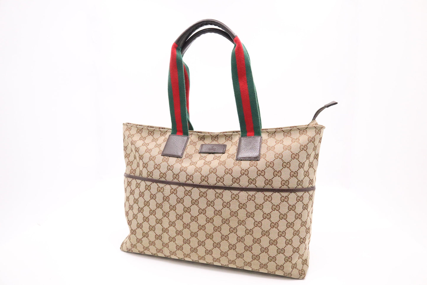 Gucci GG Sherry Line Canvas Tote Bag