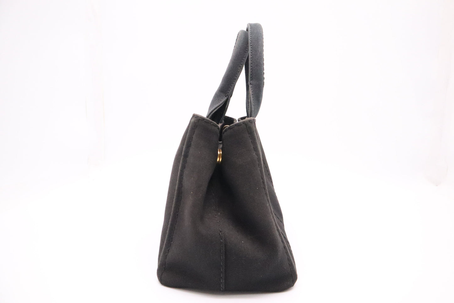 Prada Canapa In Handbag Canvas Black Travel Bag