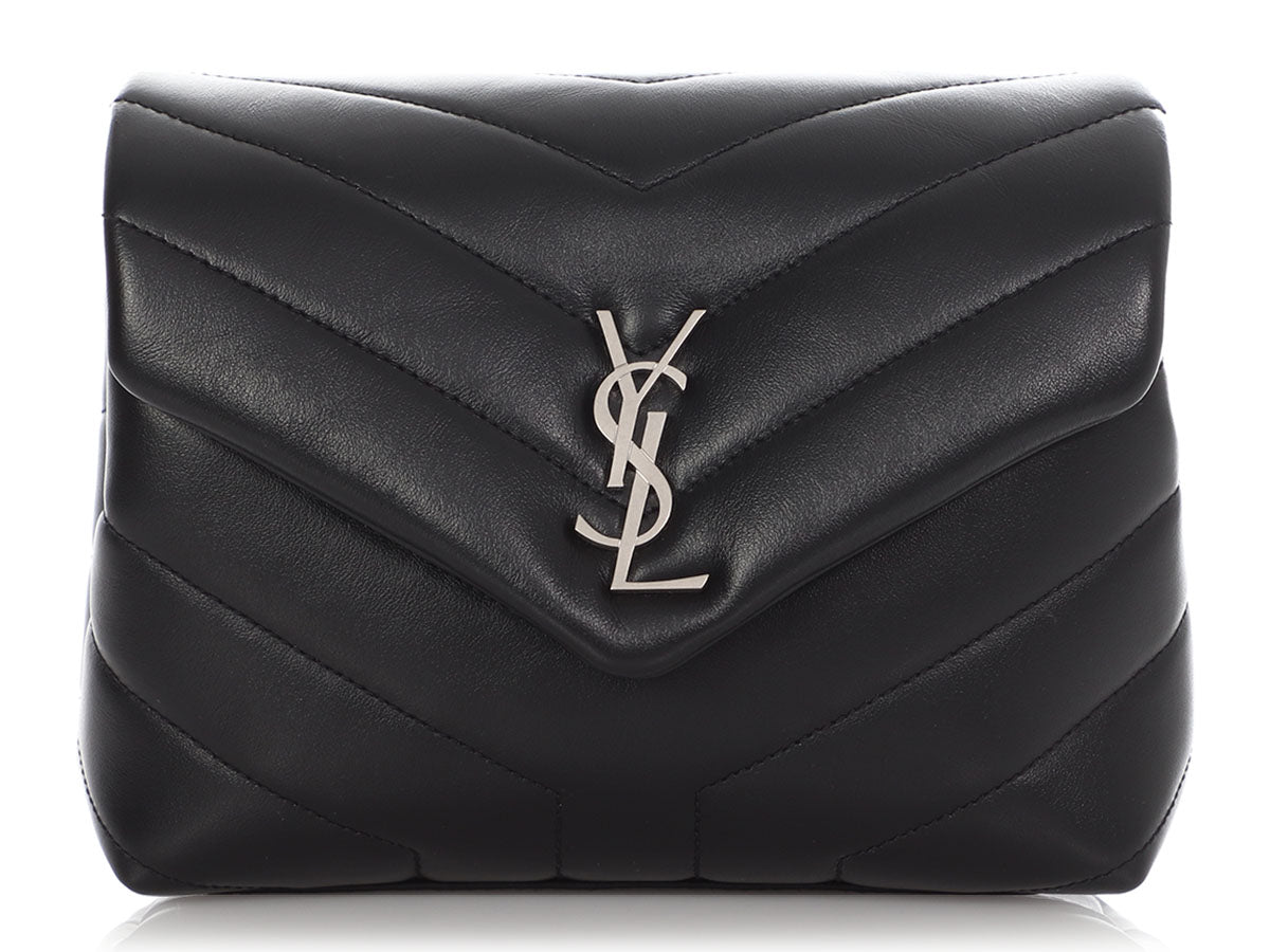 YSL Saint Laurent Matelass Loulou Bag Black Toy Crossbody Bag