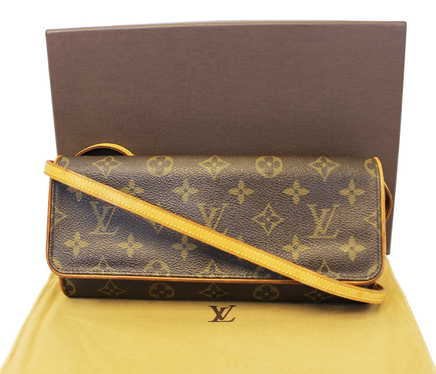 Louis Pochette Twin Gm Shoulder Bag Canvas Monogram