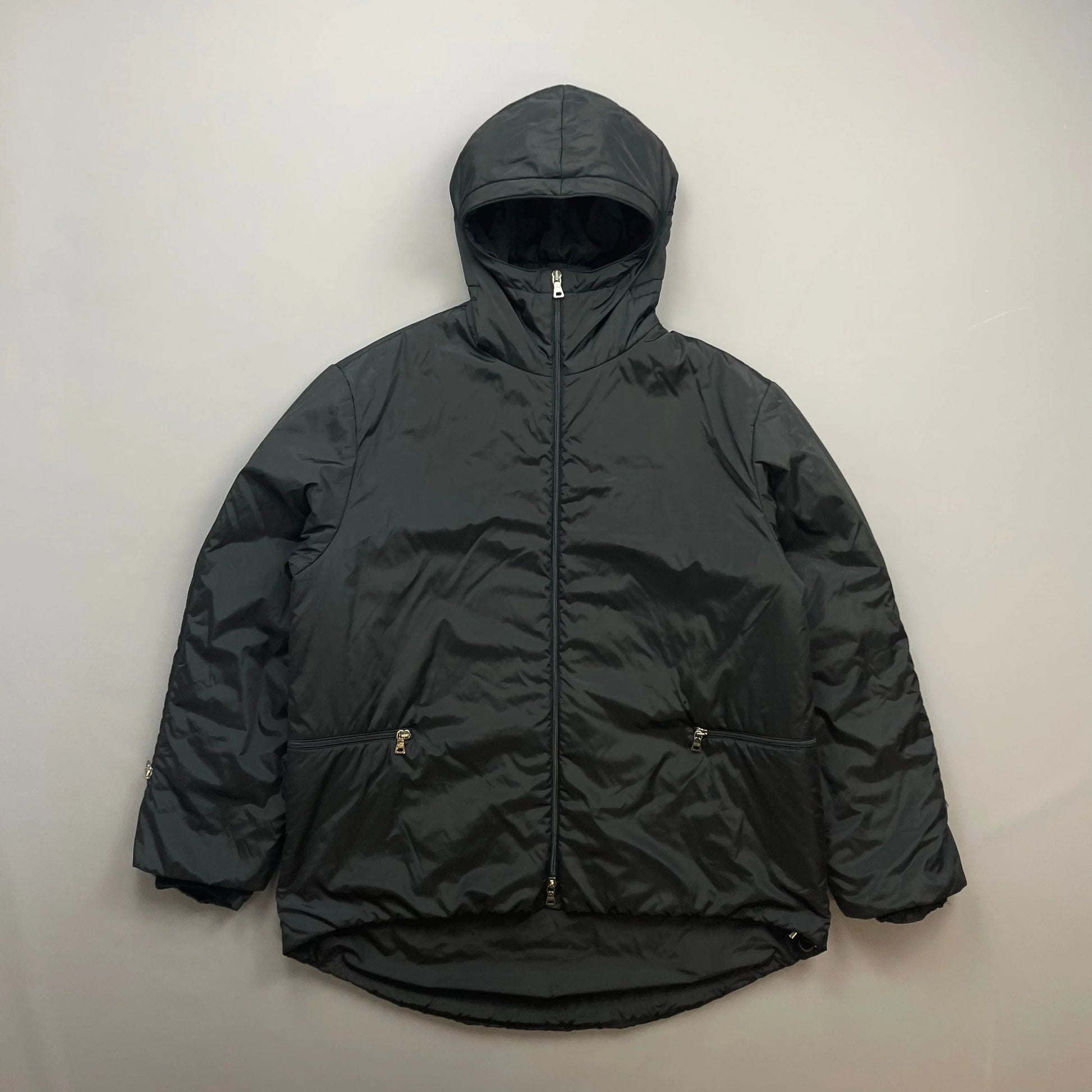Prada Handbag Sport Padded Technical Packable Harness Backback Jacket Nylon Black