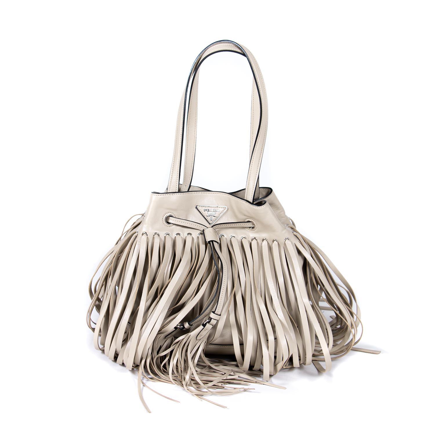 Prada Fringes Bag Bucket Bucket Bag