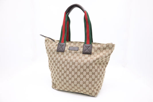 Gucci Sherry Line GG Canvas Tote Bag