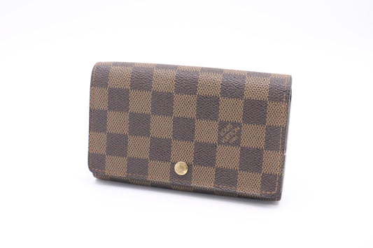 Louis Vuitton Ebene Damier Wallet Case