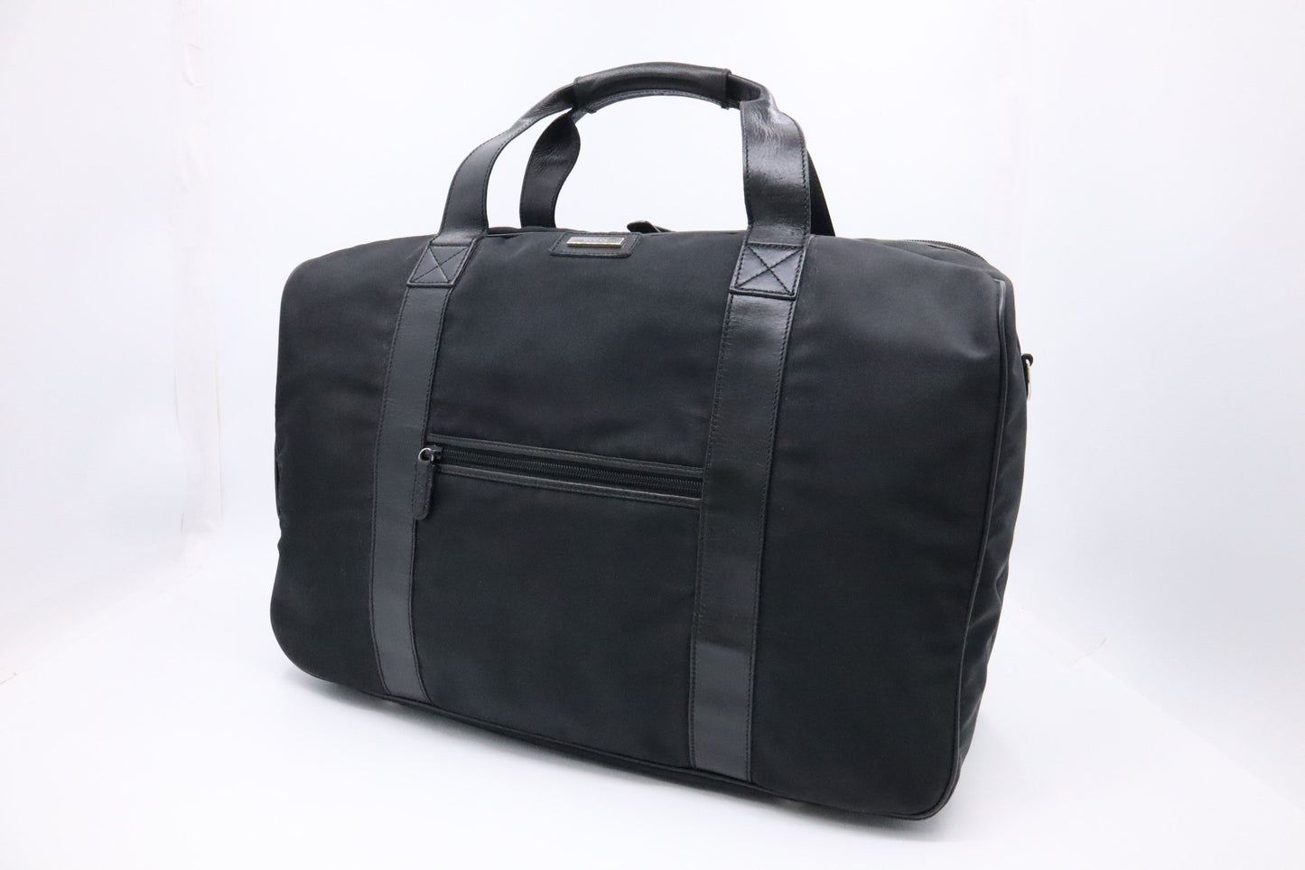 Gucci Boston Canvas Black Handbag