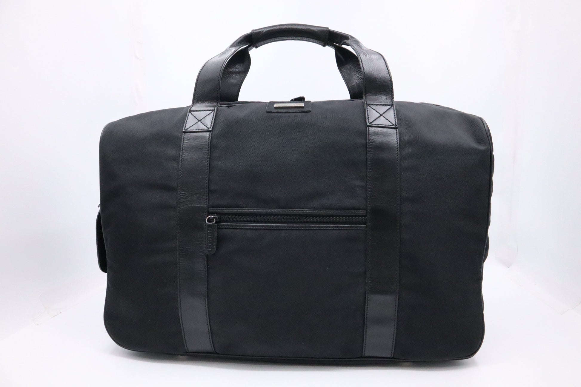 Gucci Boston Canvas Black Handbag