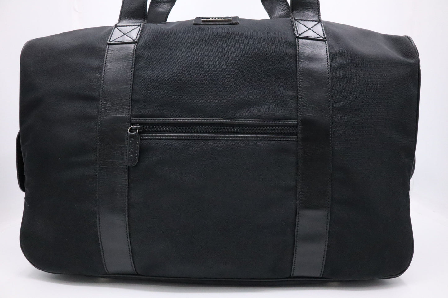 Gucci Boston Canvas Black Handbag