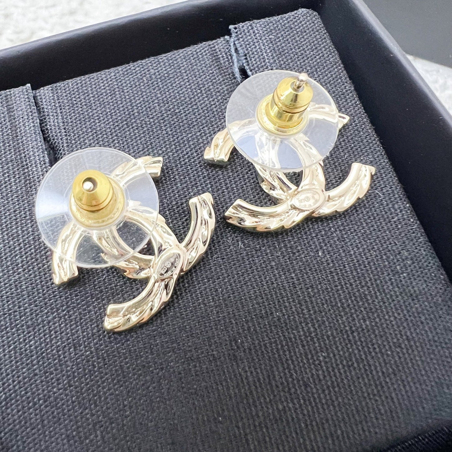 Chanel CC Logo Earrings in LGHW (Model: ) Jewelry