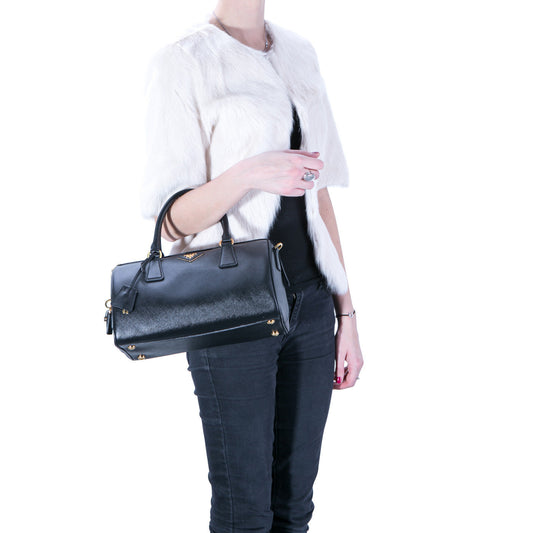 Prada Lux Boston Shoulder Bag Saffiano